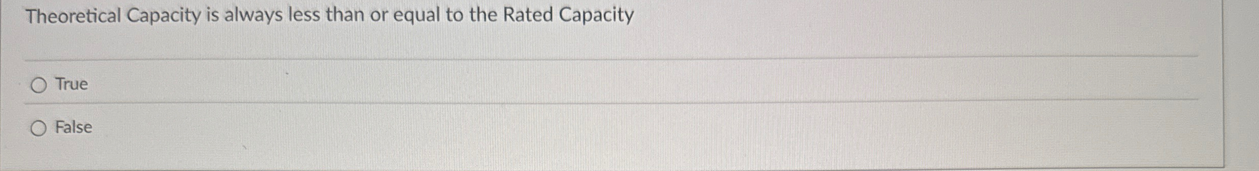  Steps for Theoretical Capacity is always less than or equal to