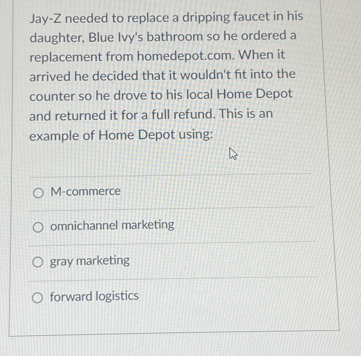  Jay -Z needed to replace a dripping faucet in his daughter,