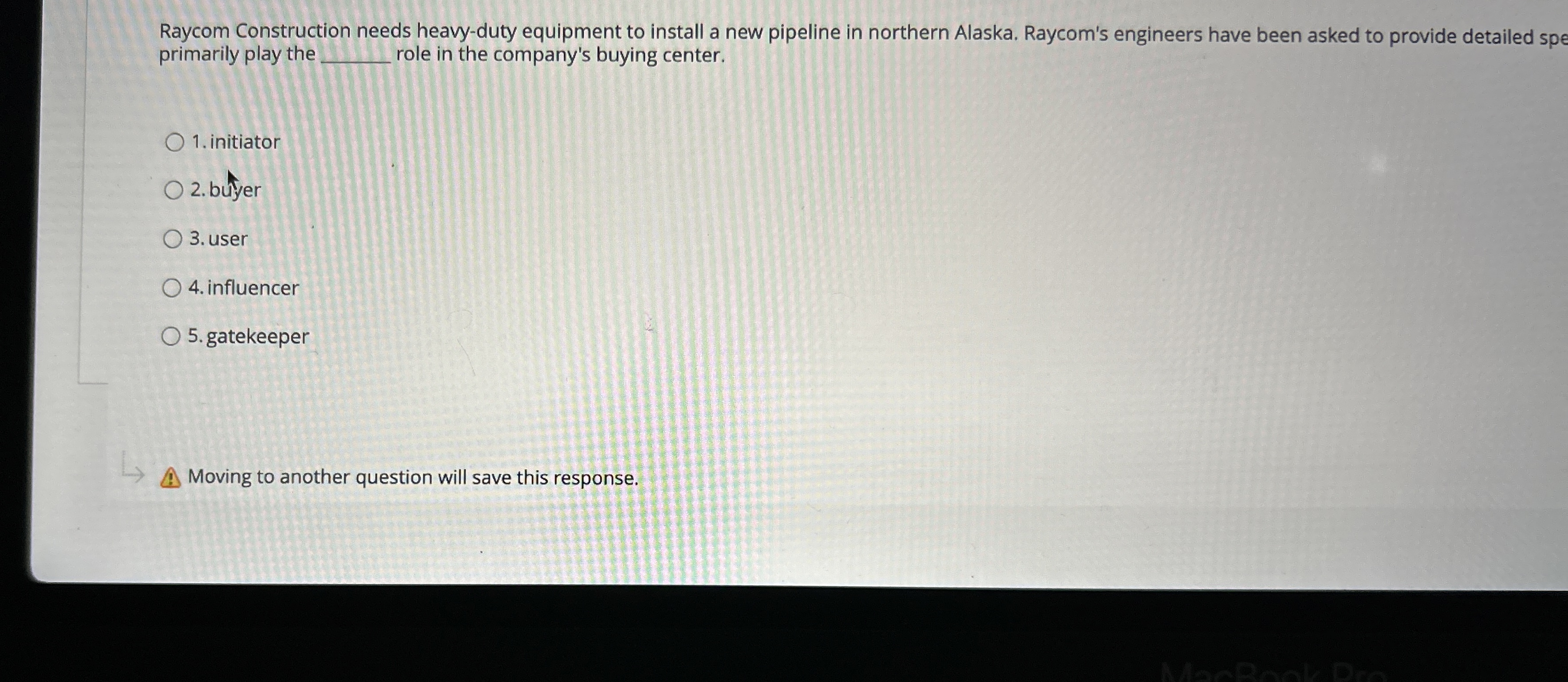  Raycom Construction needs heavy-duty equipment to install a new pipeline in