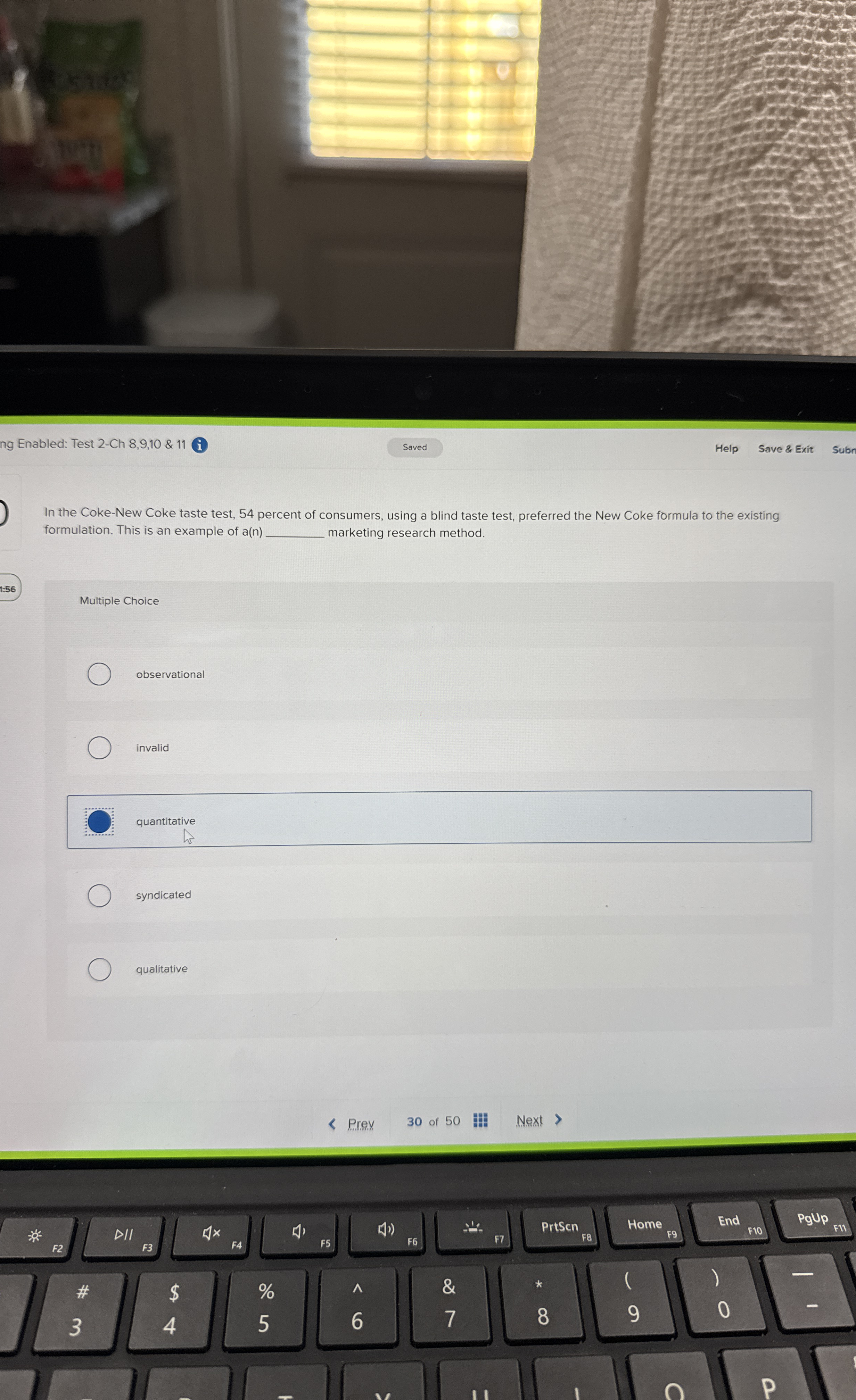  ng Enabled: Test 2-Ch 8,9,10 & 11 Help Save & Exit