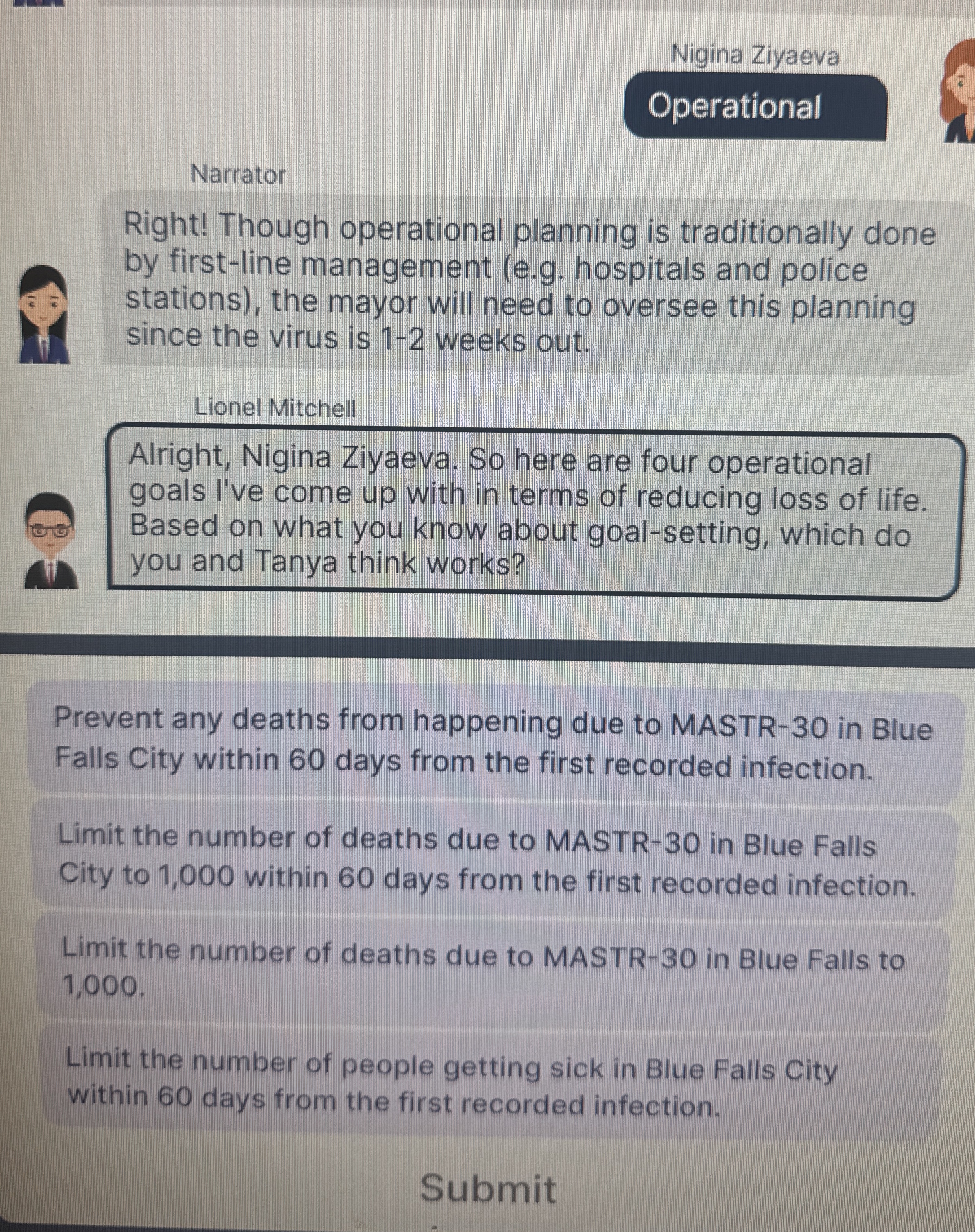  Narrator Right! Though operational planning is traditionally done by first-line management