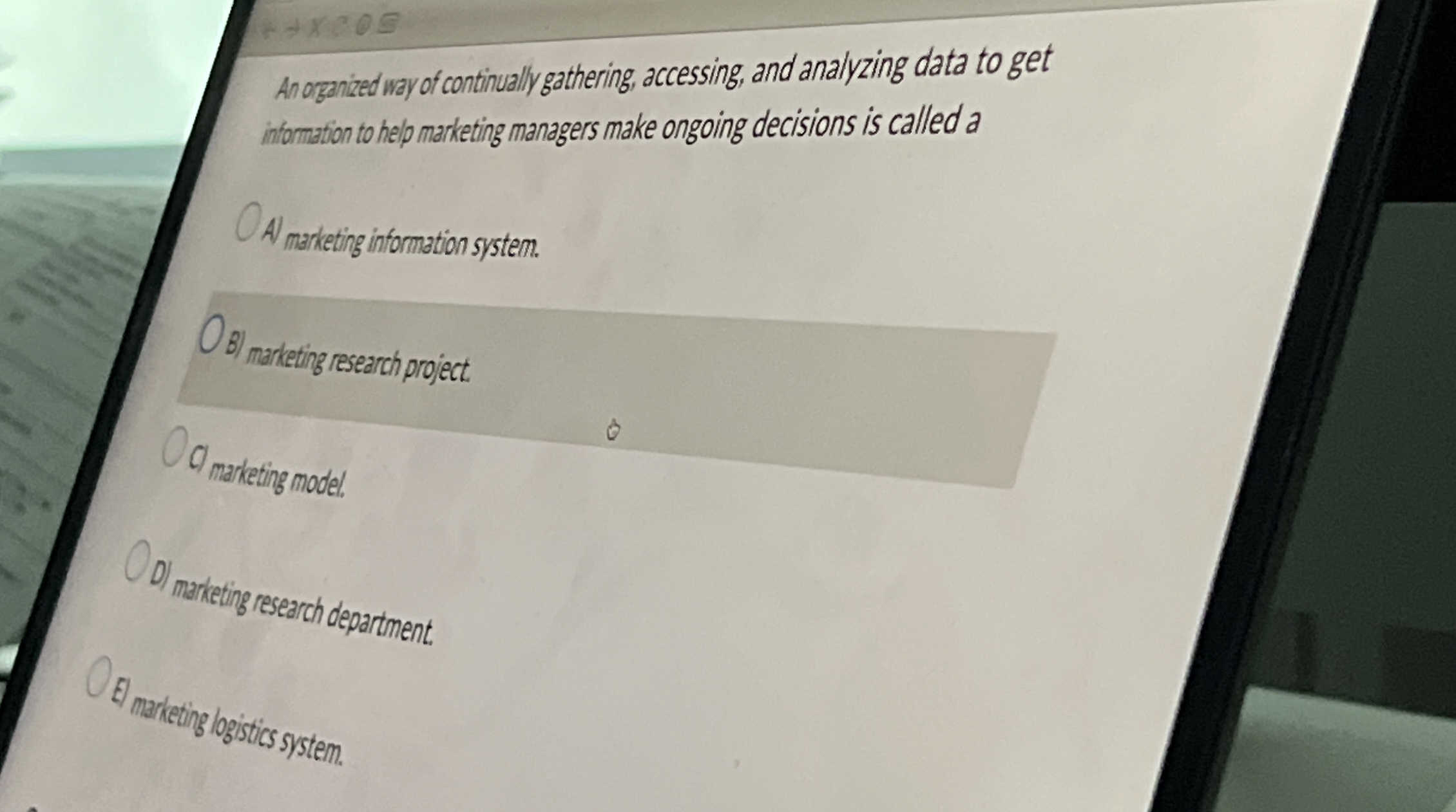  An orzanced war of continually gathering, accessing, and analyzing data to