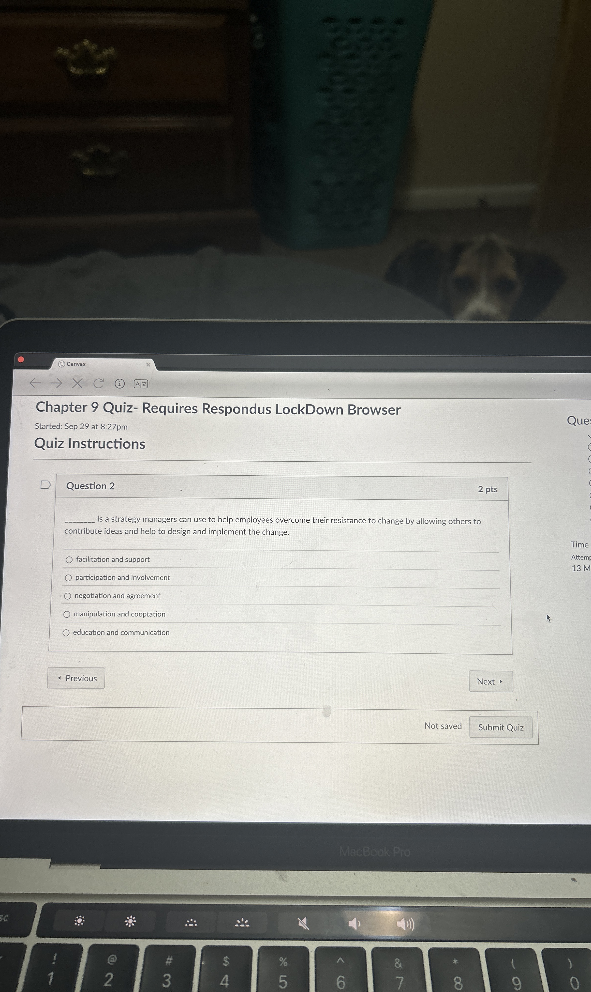  Question 2 is a strategy managers can use to help employees