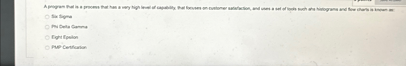  A program that is a process that has a very high