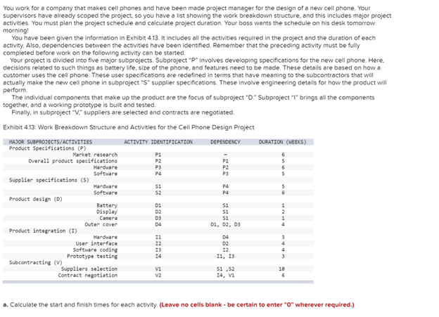  Please help complete the table using the information provided Show all