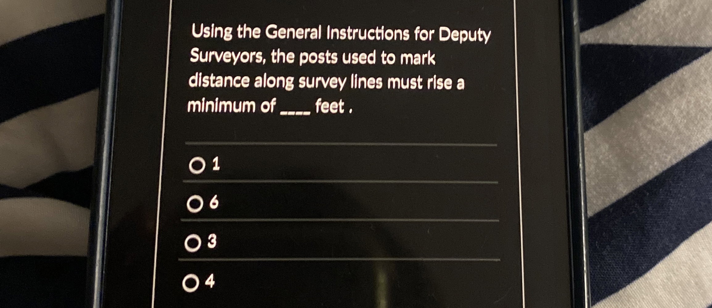  Using the General Instructions for Deputy Surveyors, the posts used to