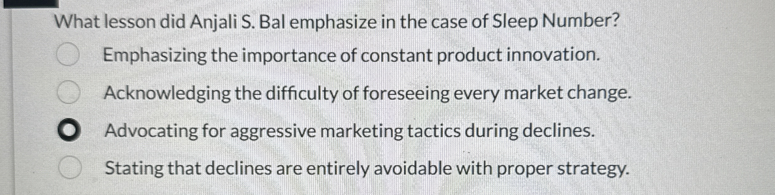  What lesson did Anjali S. Bal emphasize in the case of