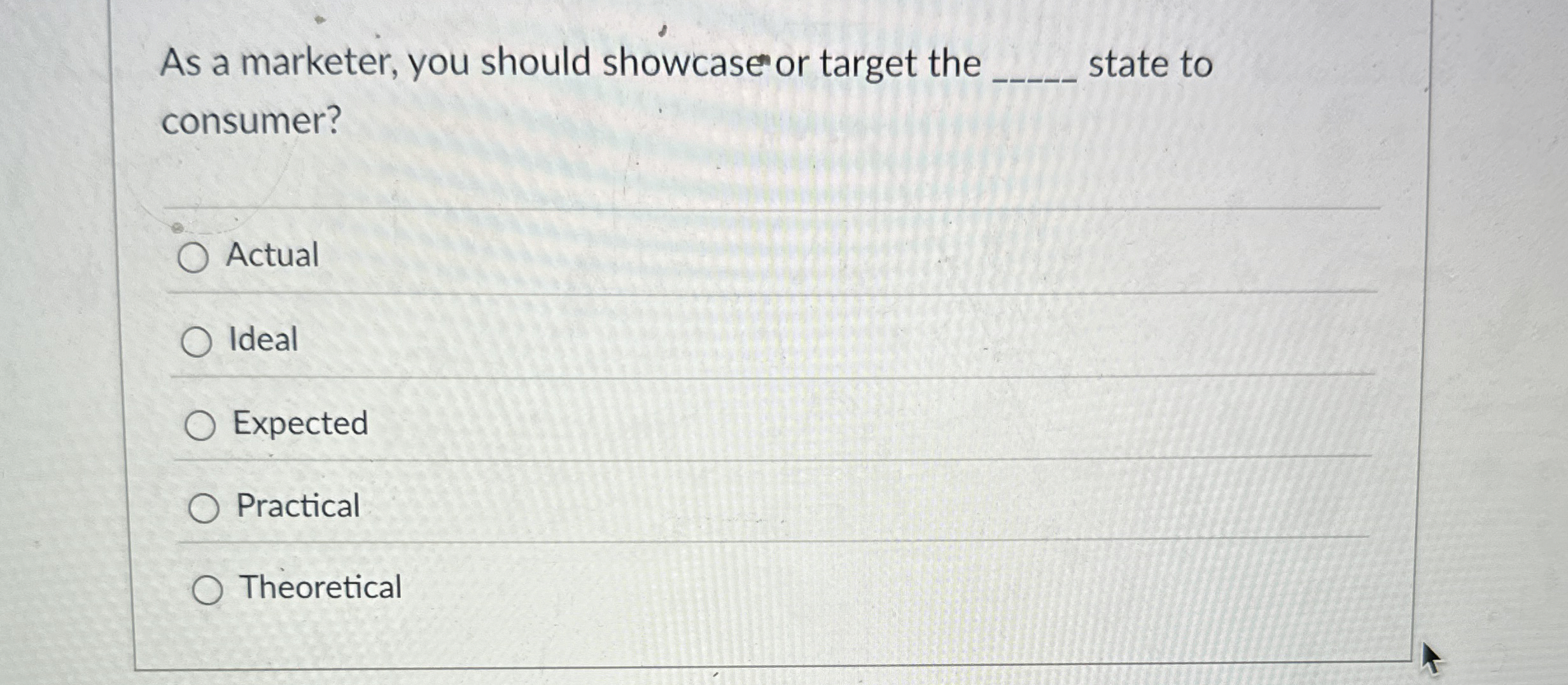  As a marketer, you should showcase or target the state to