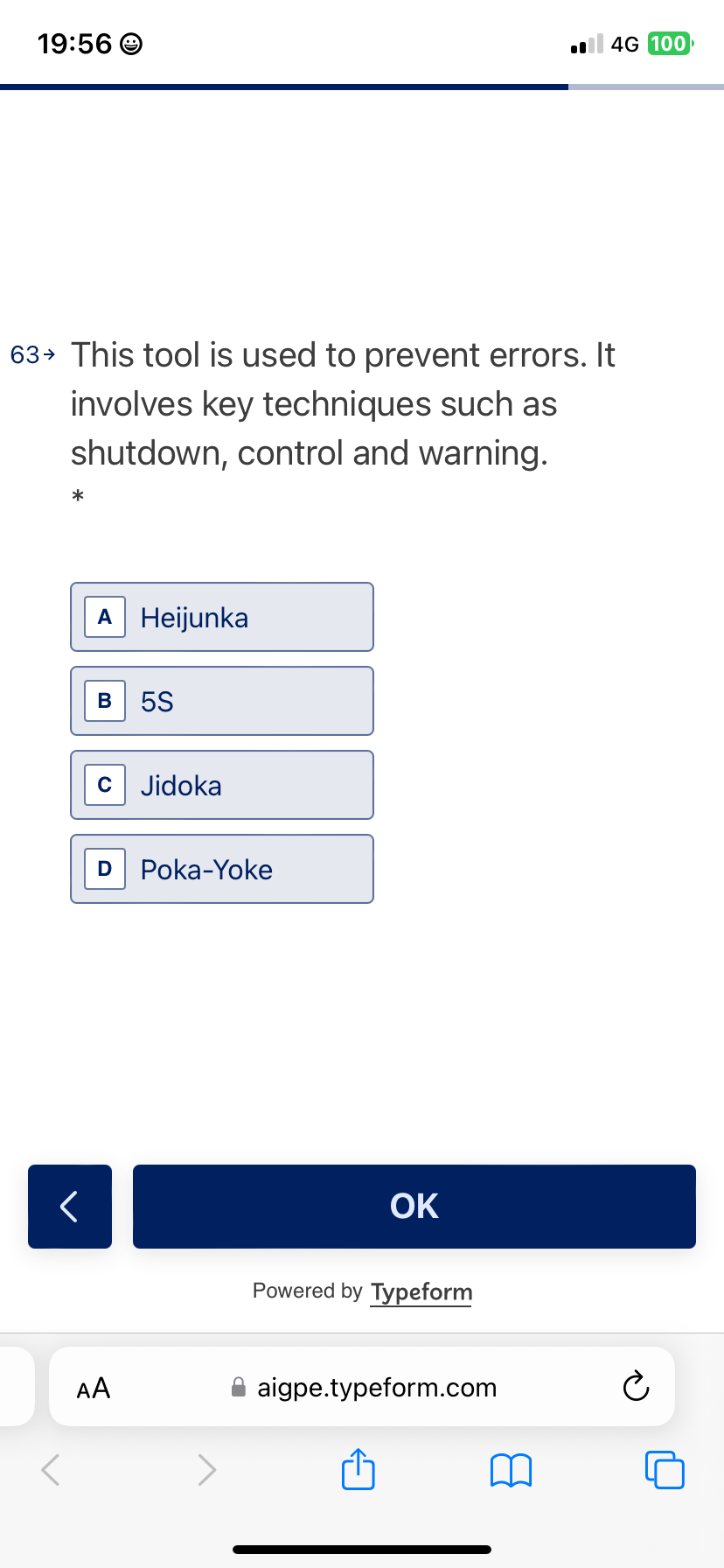  63 This tool is used to prevent errors. It involves key