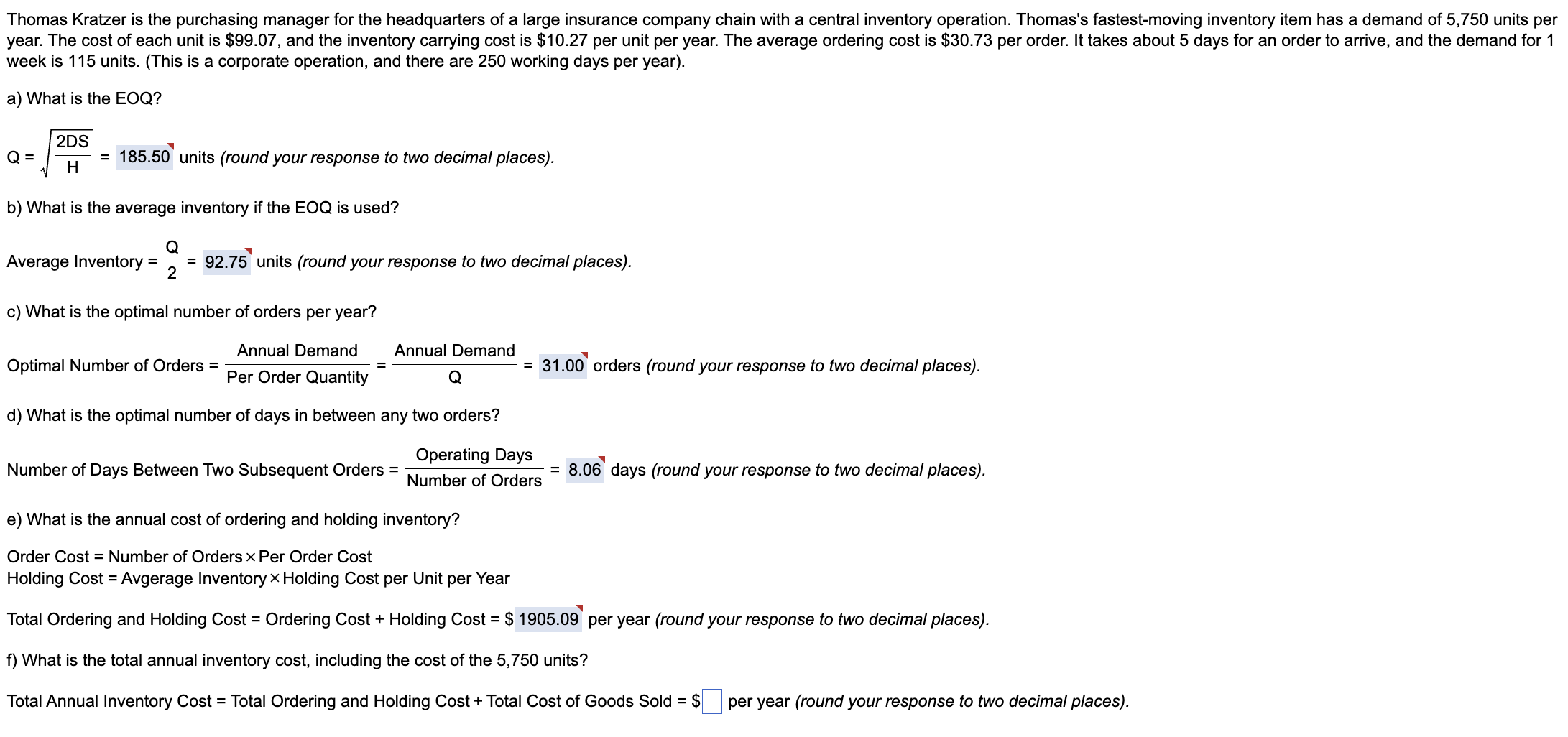  go step by step solving all the steps form AtoF 
