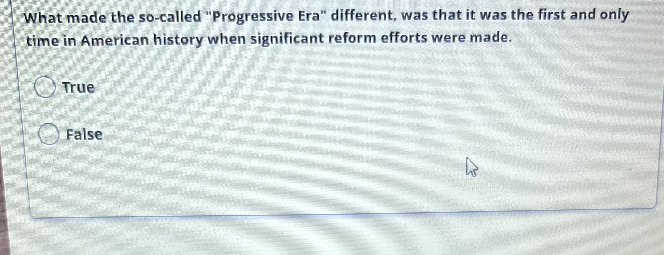  What made the so-called "Progressive Era" different, was that it was