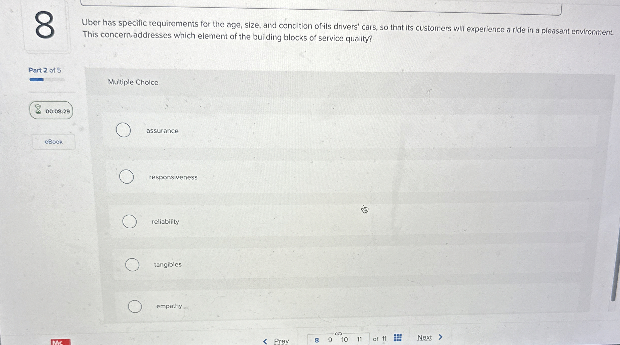  8 Uber has specific requirements for the age, size, and condition