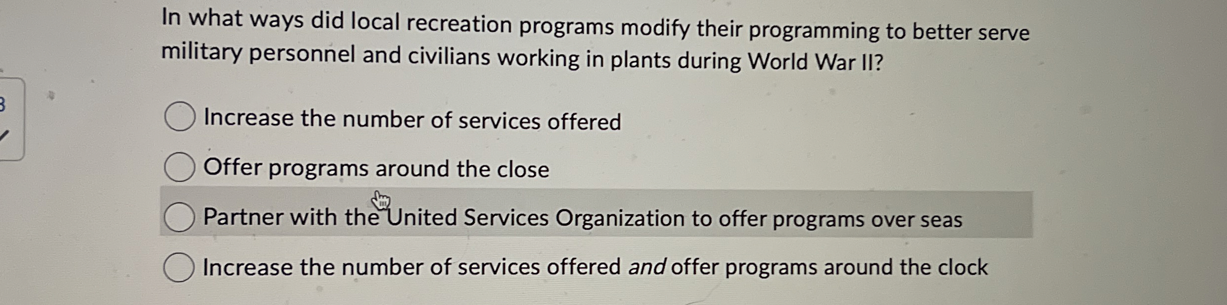  In what ways did local recreation programs modify their programming to