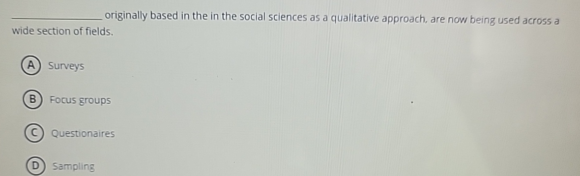  q, originally based in the in the social sciences as a