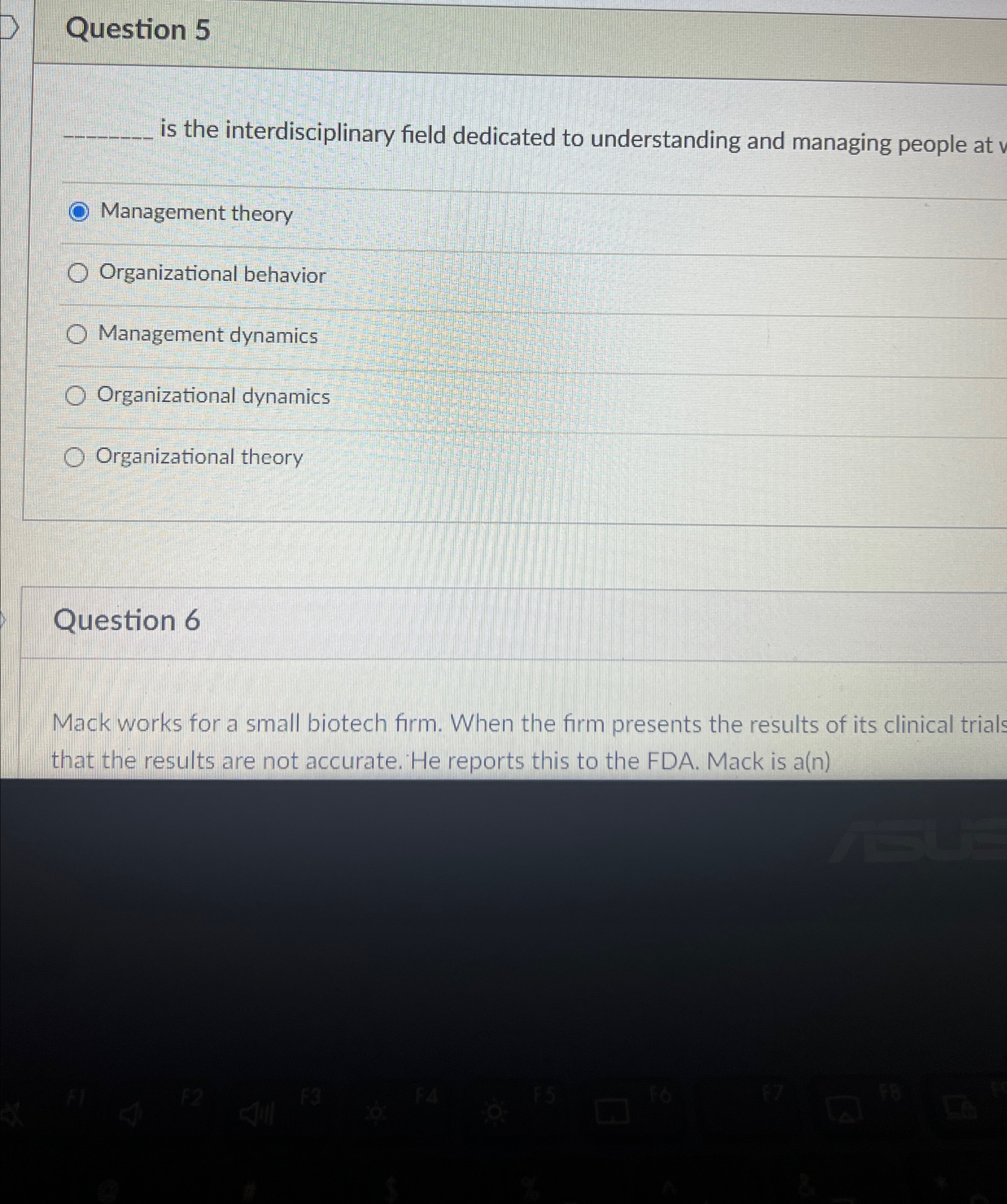  Question 5 q, is the interdisciplinary field dedicated to understanding and