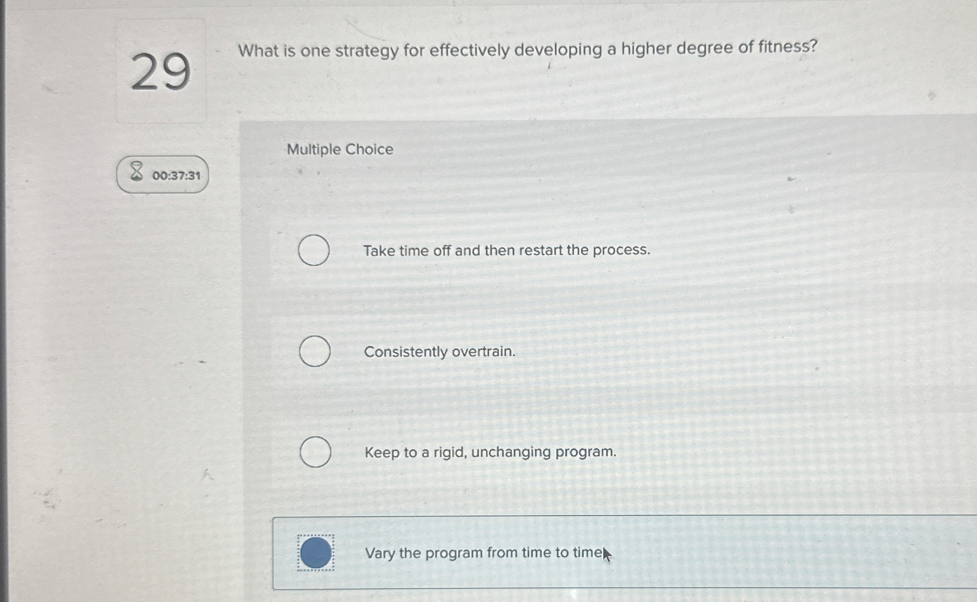  What is one strategy for effectively developing a higher degree of