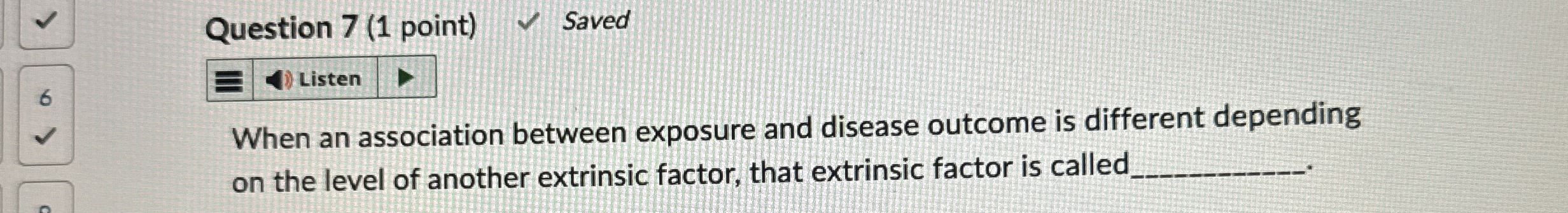  When an association between exposure and disease outcome is different depending