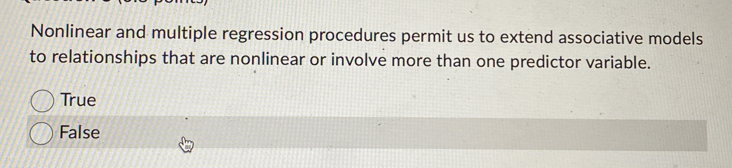  Nonlinear and multiple regression procedures permit us to extend associative models