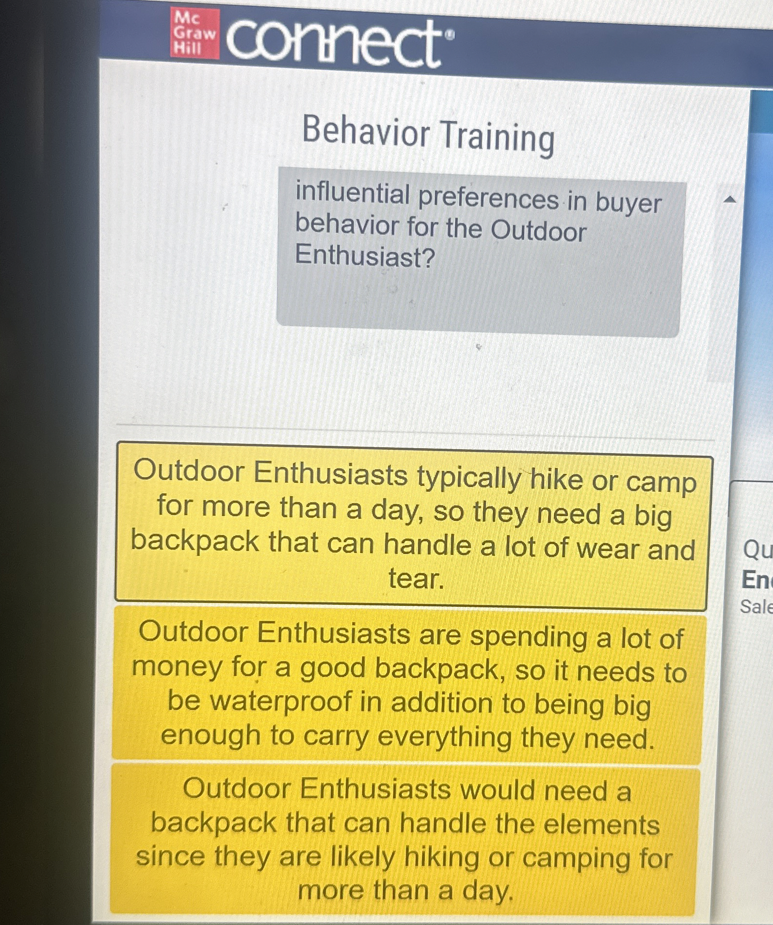  Mc Graw connect Behavior Training influential preferences in buyer behavior for