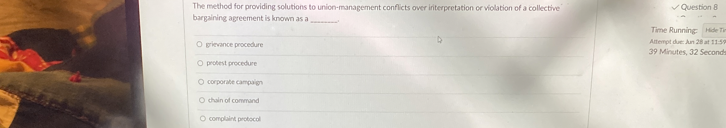  The method for providing solutions to union-management conflicts over initerpretation or