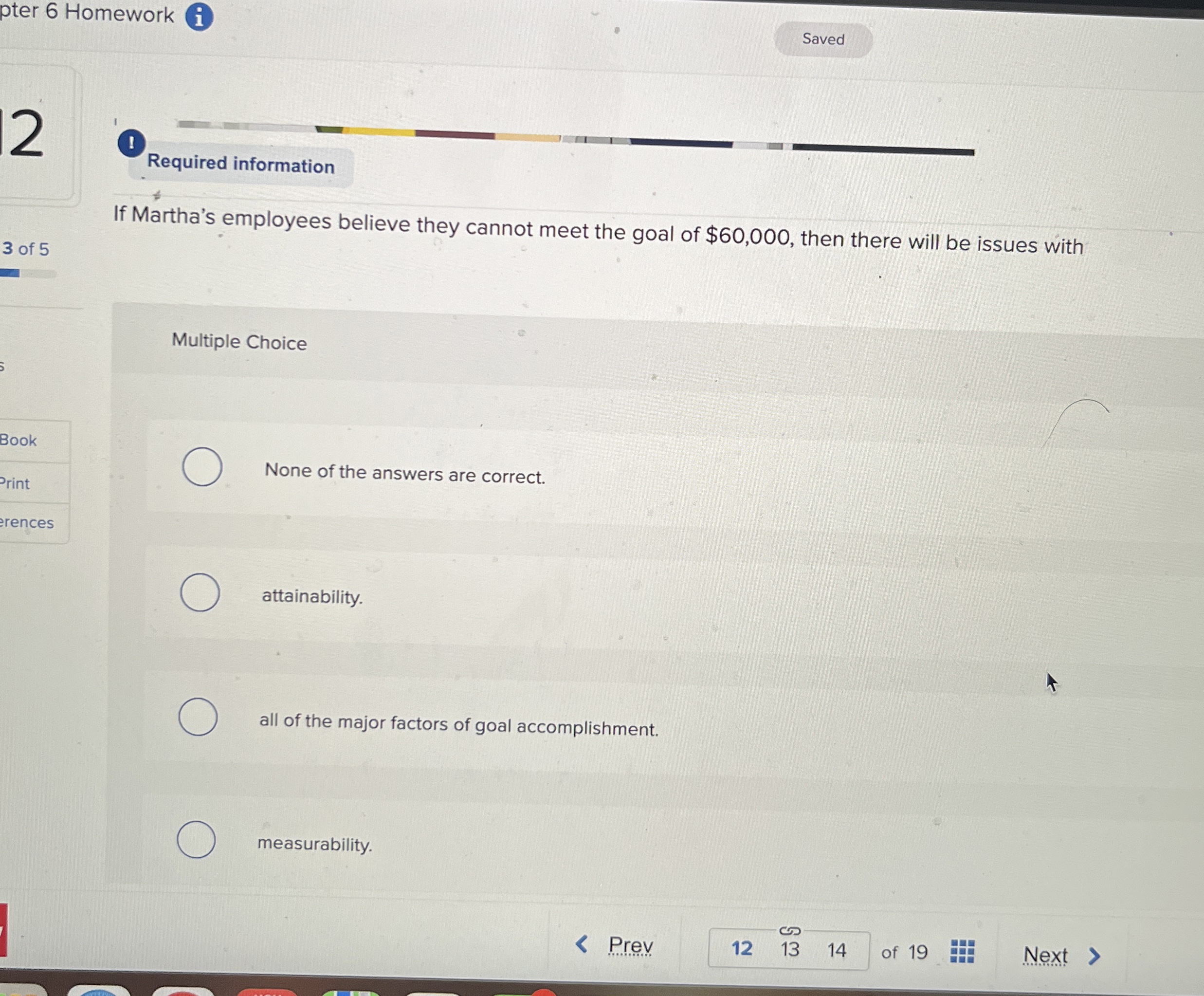  pter 6 Homework 2 1 1 Required information If Martha's employees