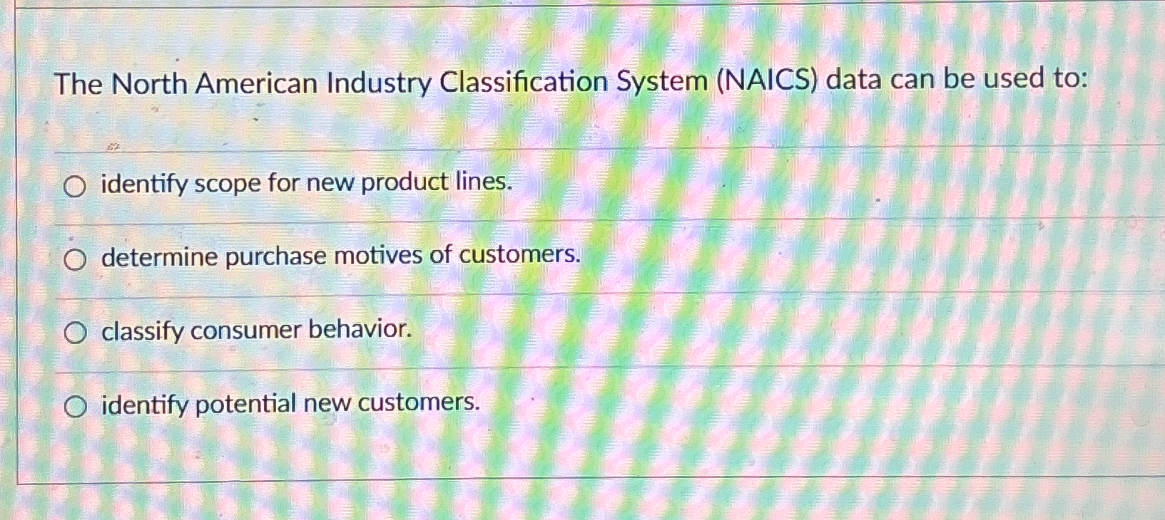  The North American Industry Classification System (NAICS) data can be used