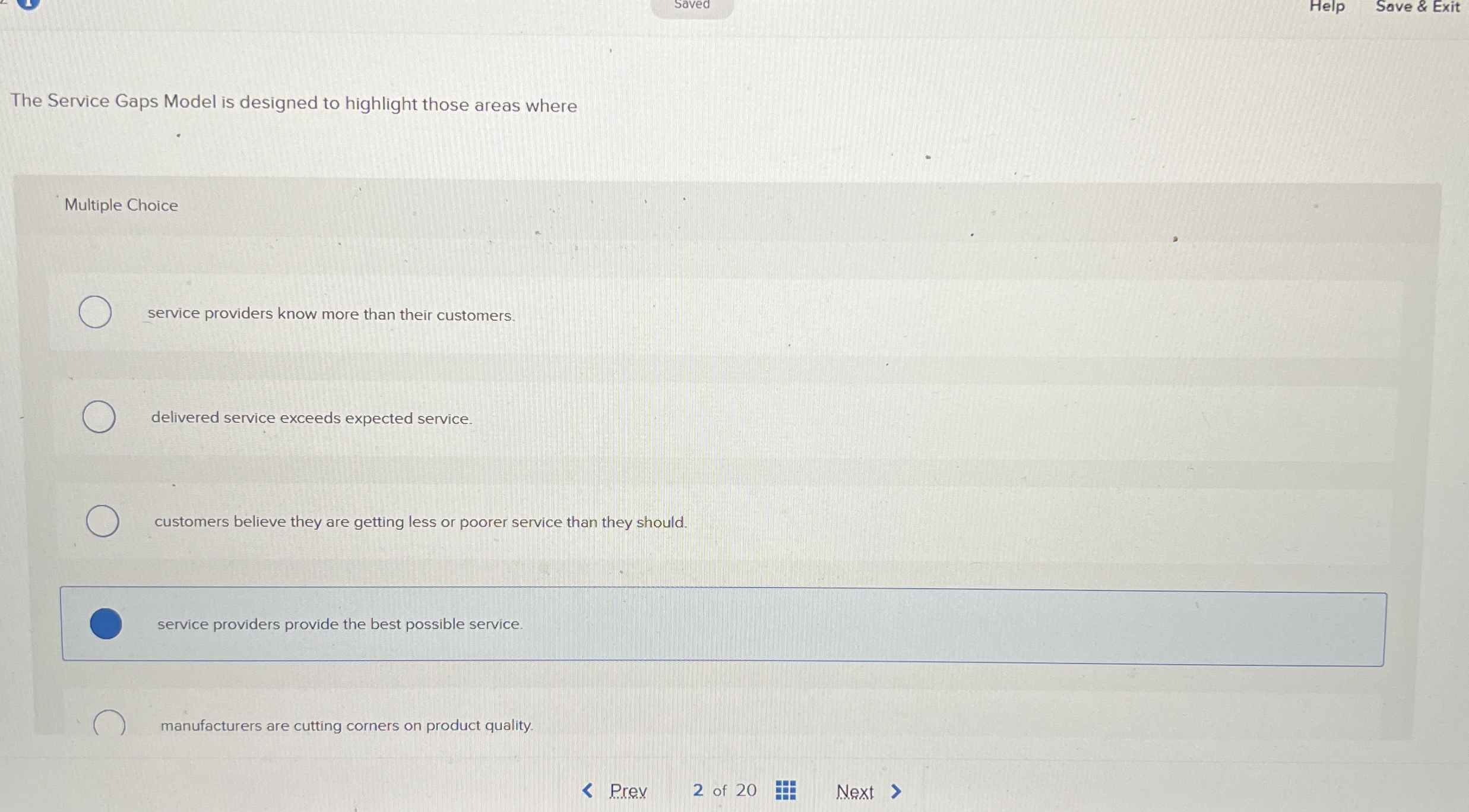  Saved Help Sove & Exit The Service Gaps Model is designed