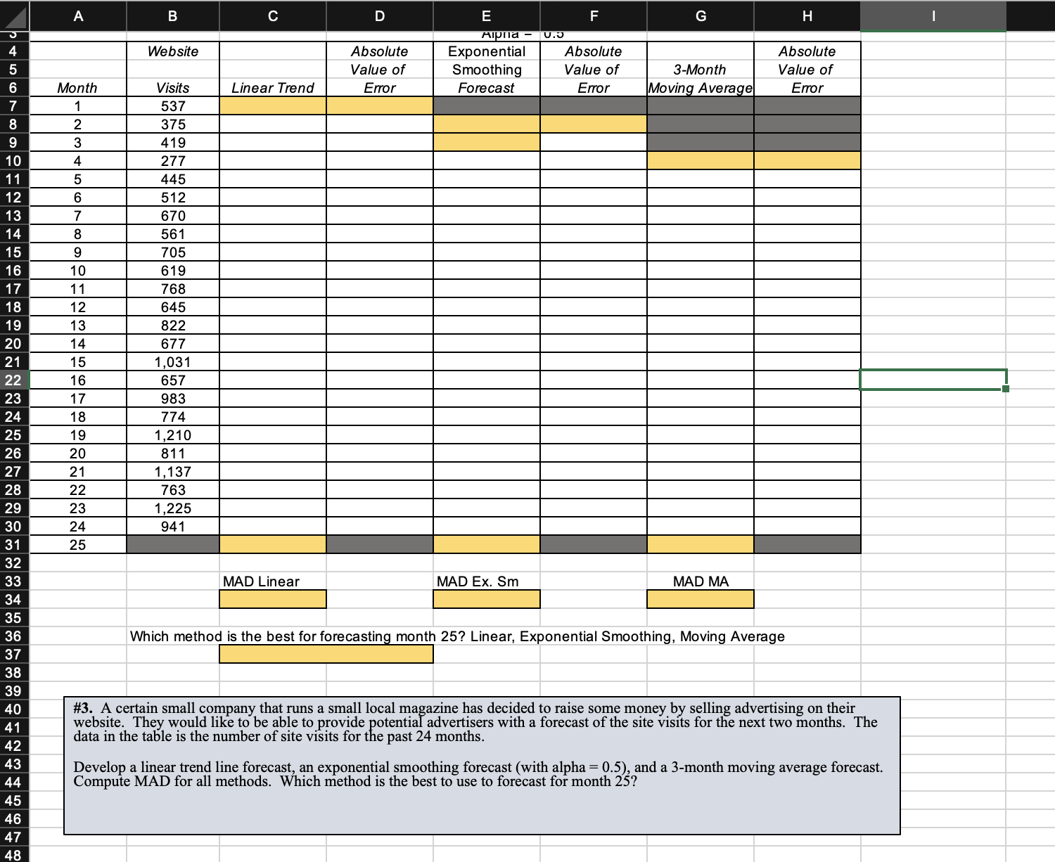  #3. A certain small company that runs a small local magazine