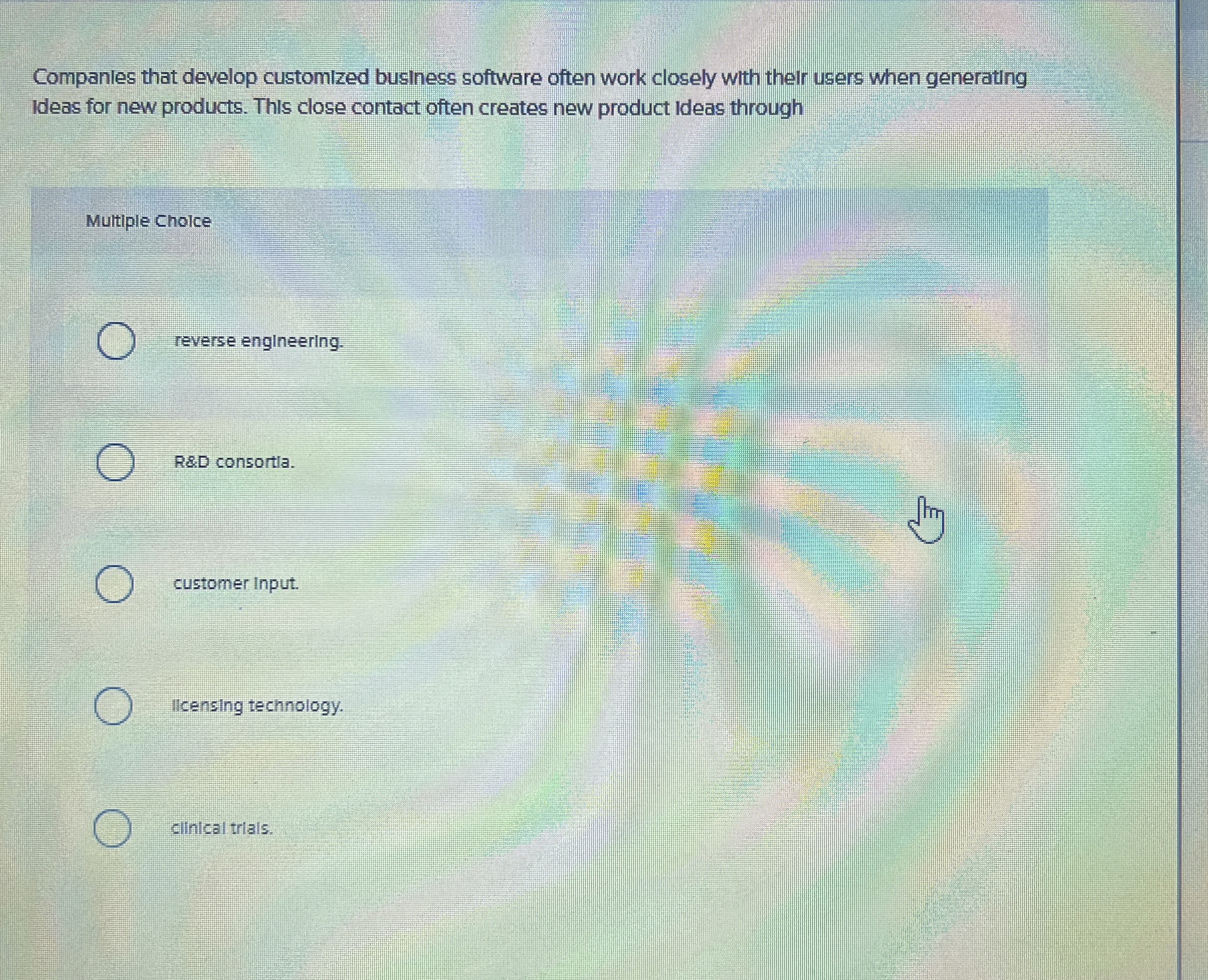  Companles that develop customized business software often work closely with their