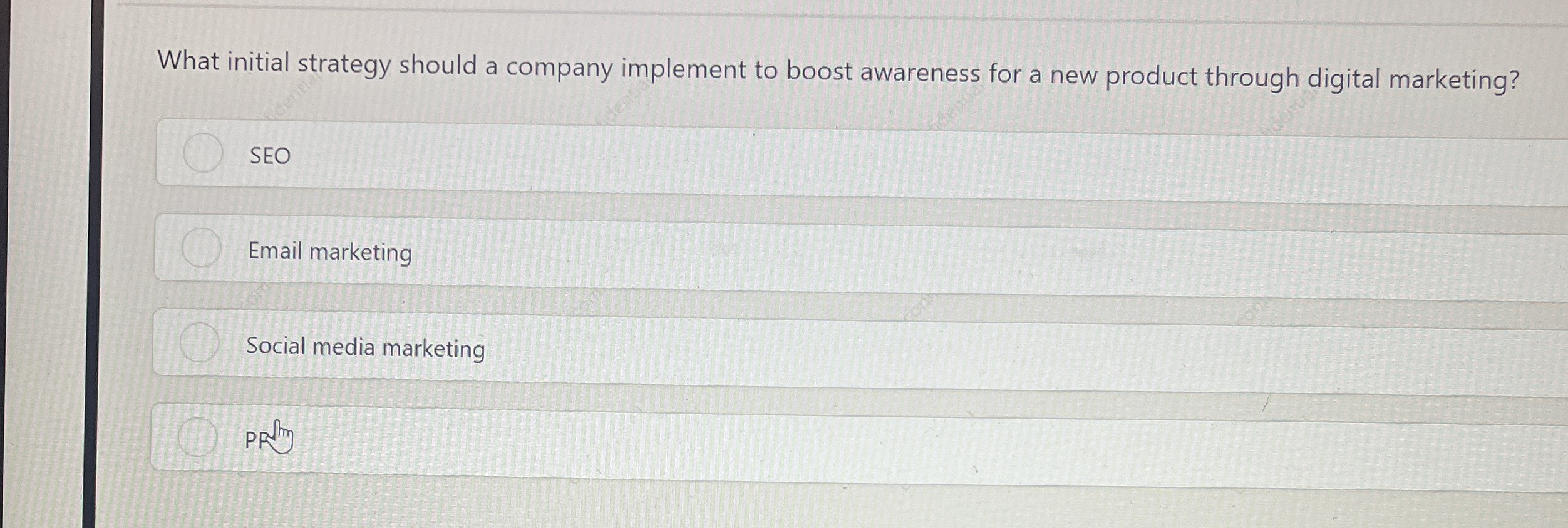  What initial strategy should a company implement to boost awareness for