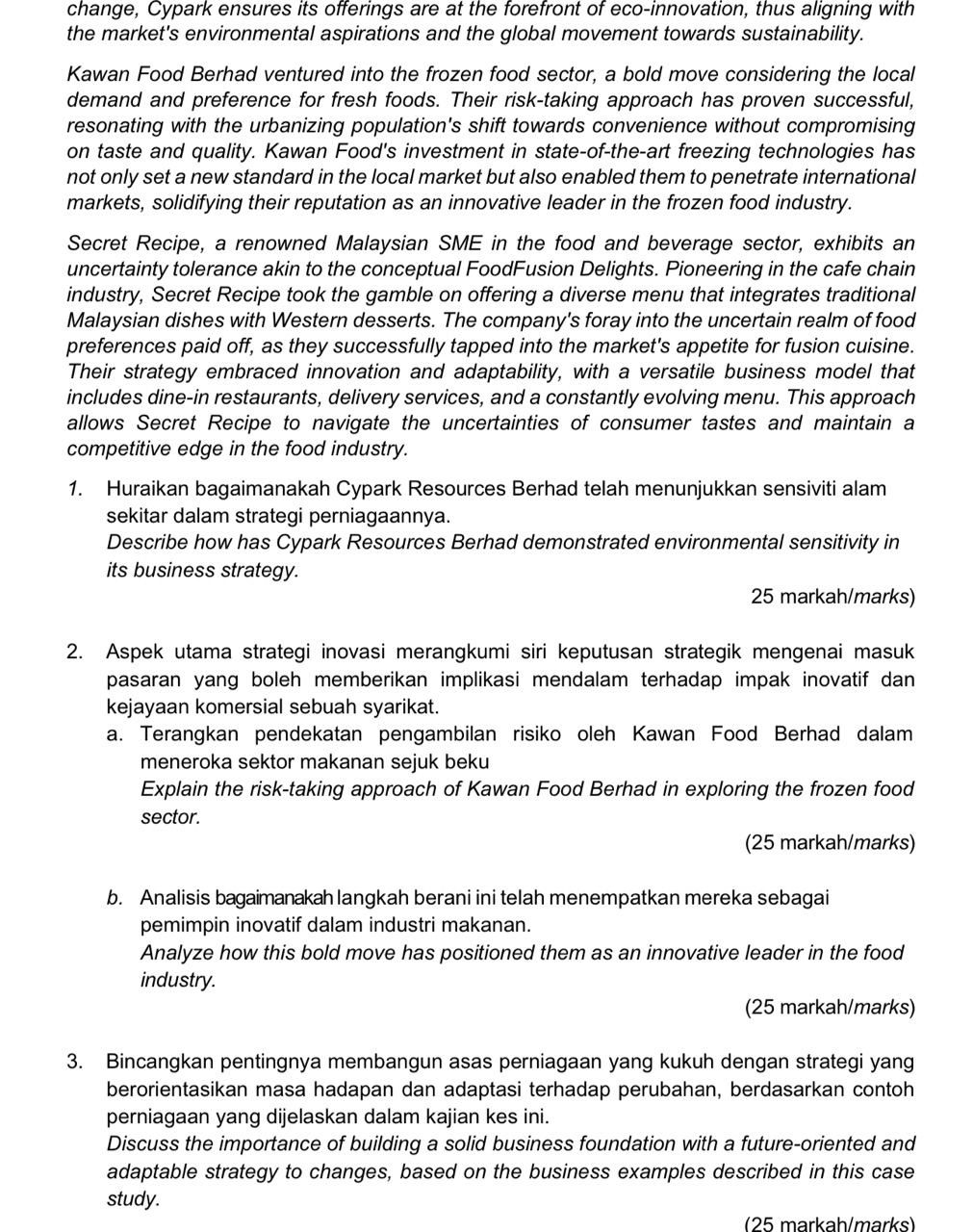  Please only read the english one, need answer for question 1