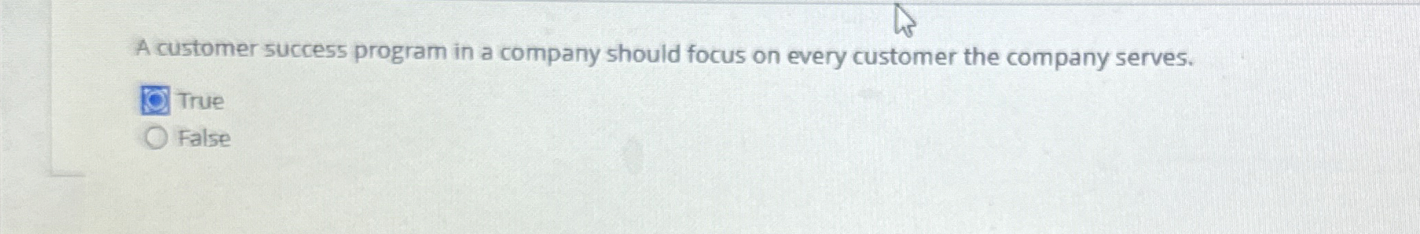  A customer success program in a company should focus on every