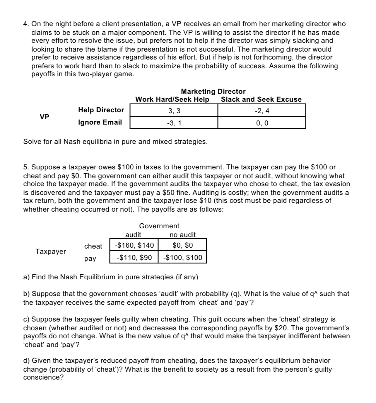  On the night before a client presentation, a VP receives an