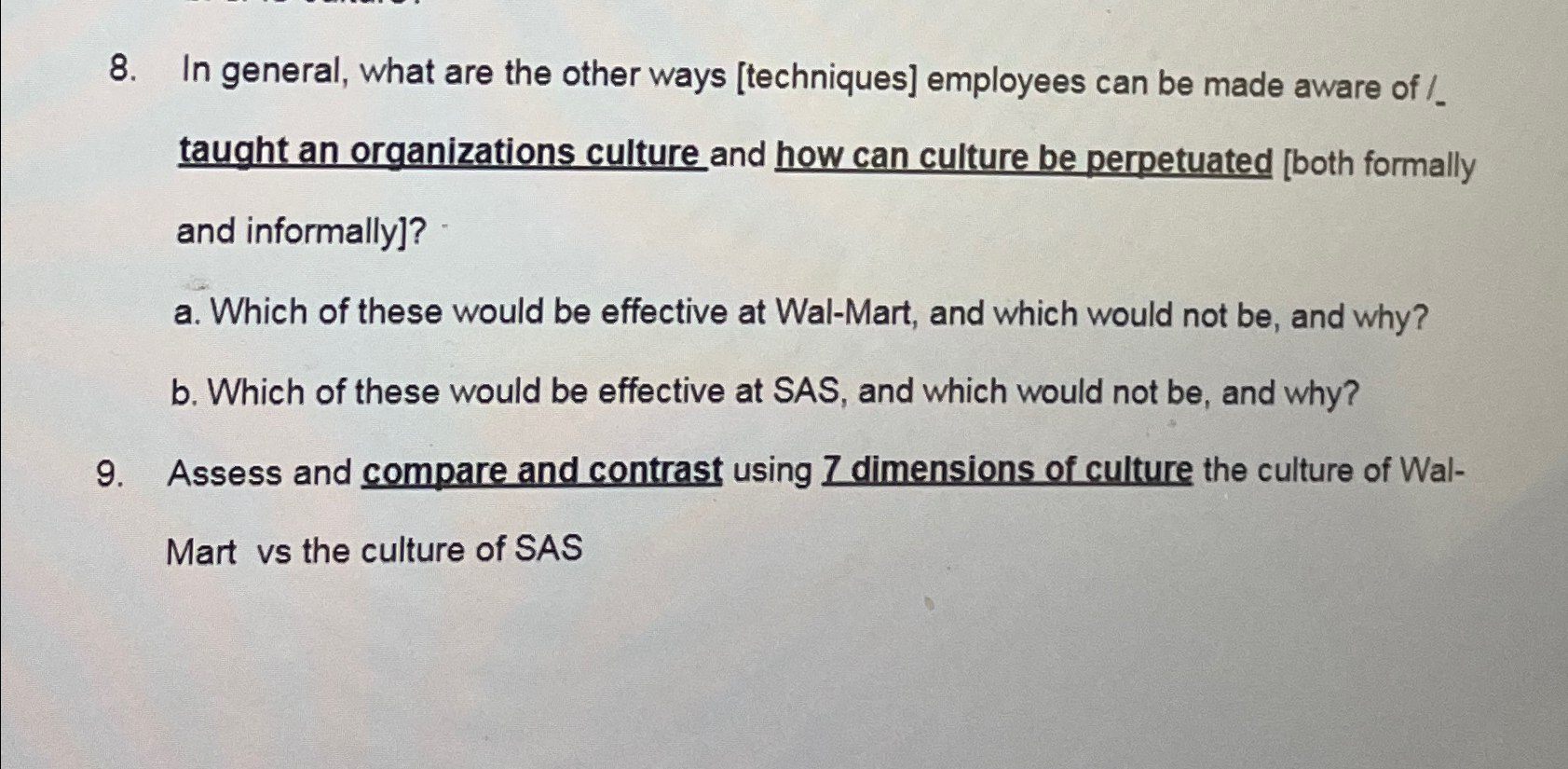  In general, what are the other ways [techniques] employees can be
