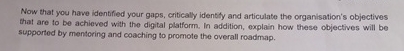  Now that you have identified your gaps, critically identify and articulate