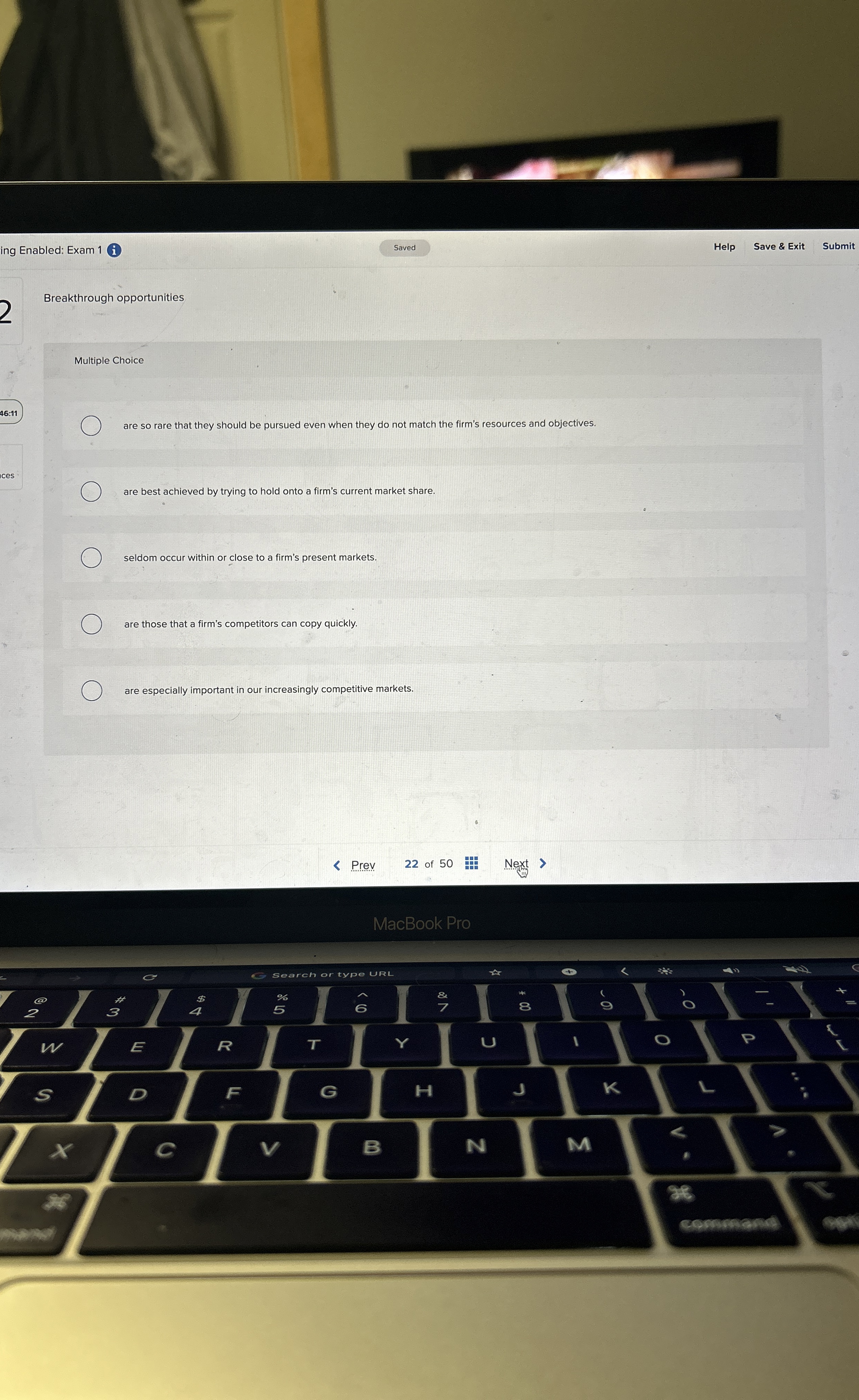  Multiple Choice are so rare that they should be pursued even