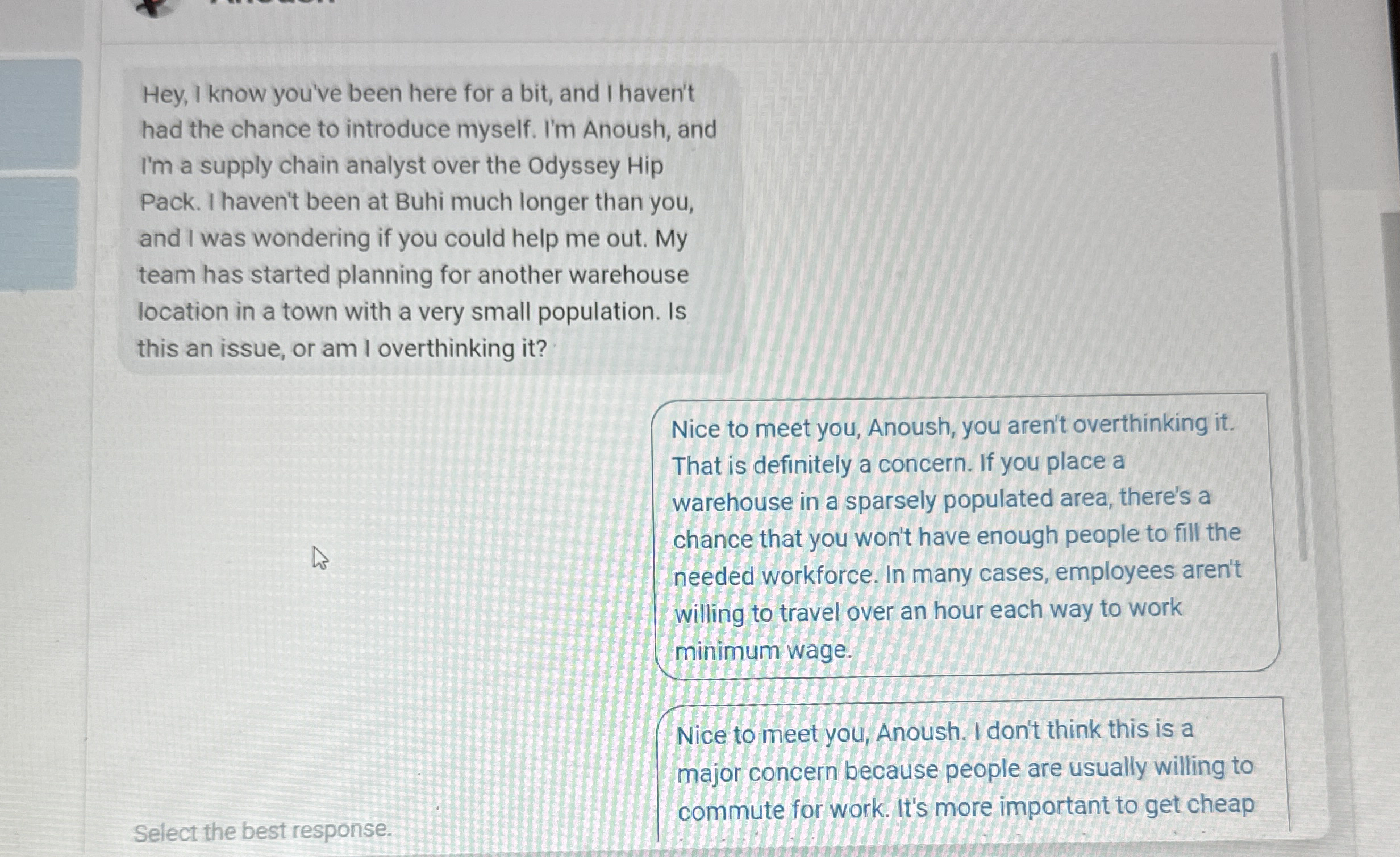  Hey, I know you've been here for a bit, and I