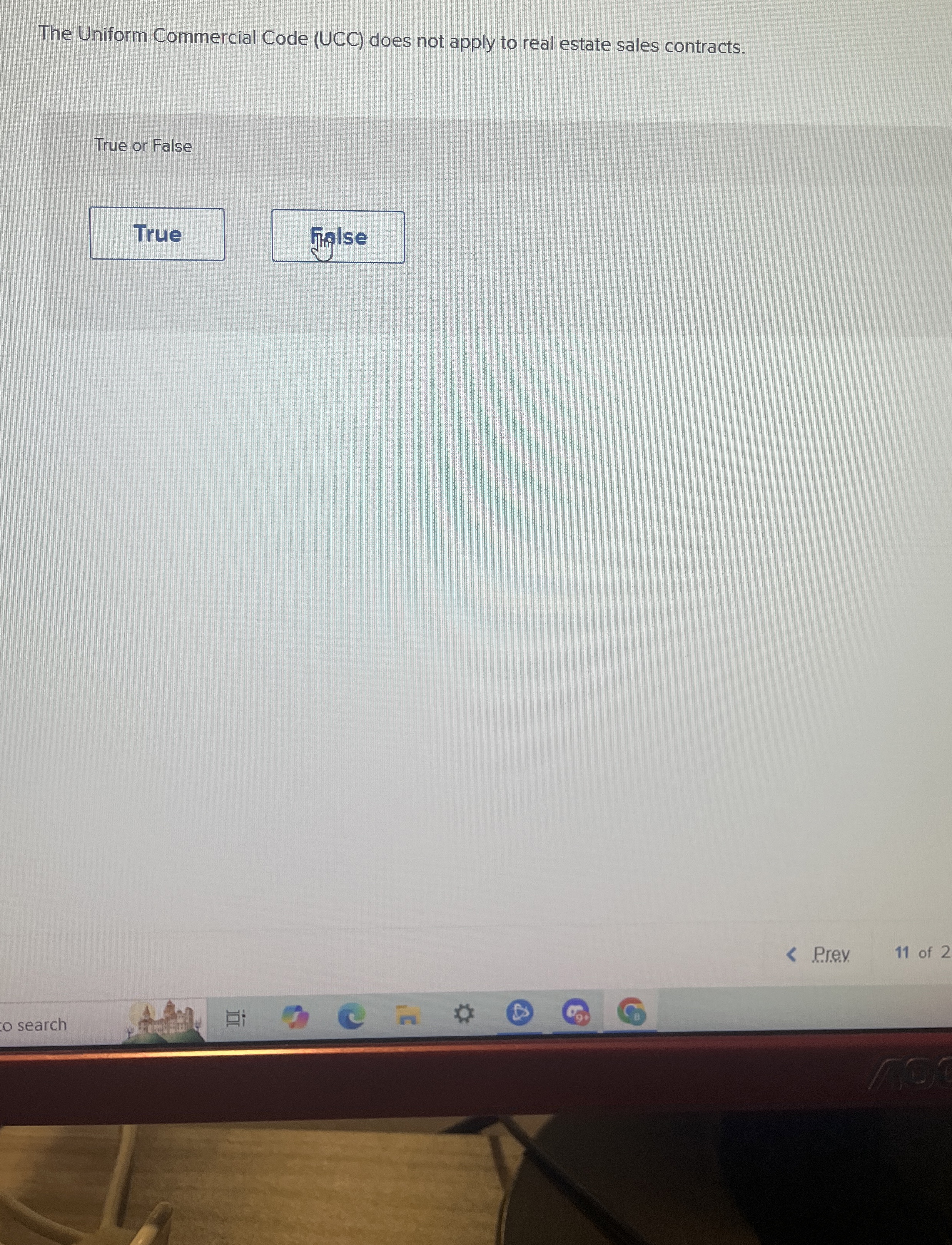  The Uniform Commercial Code (UCC) does not apply to real estate