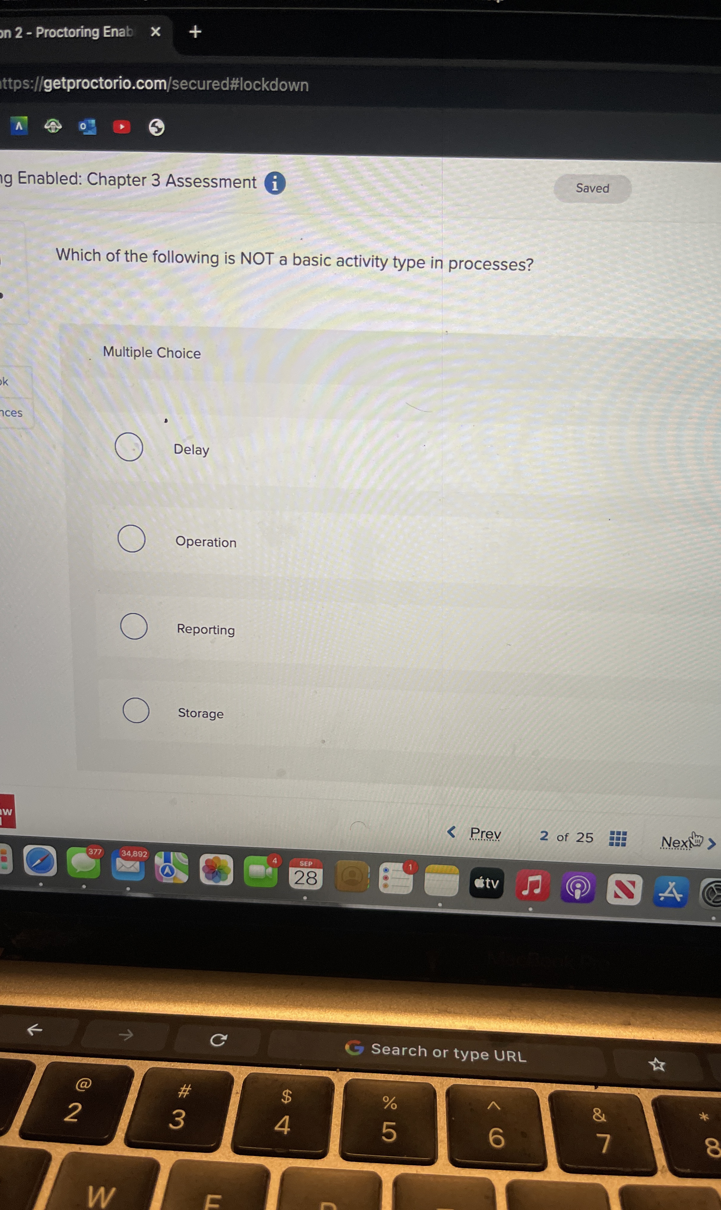  Which of the following is NOT a basic activity type in