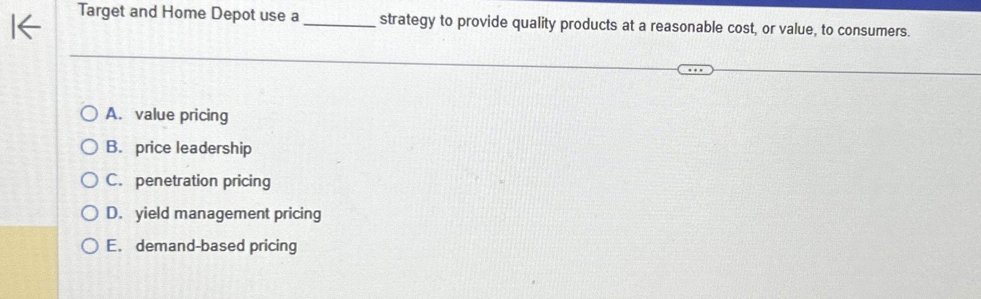 Which pricing tactic involves customers paying on a periodic basis, normally