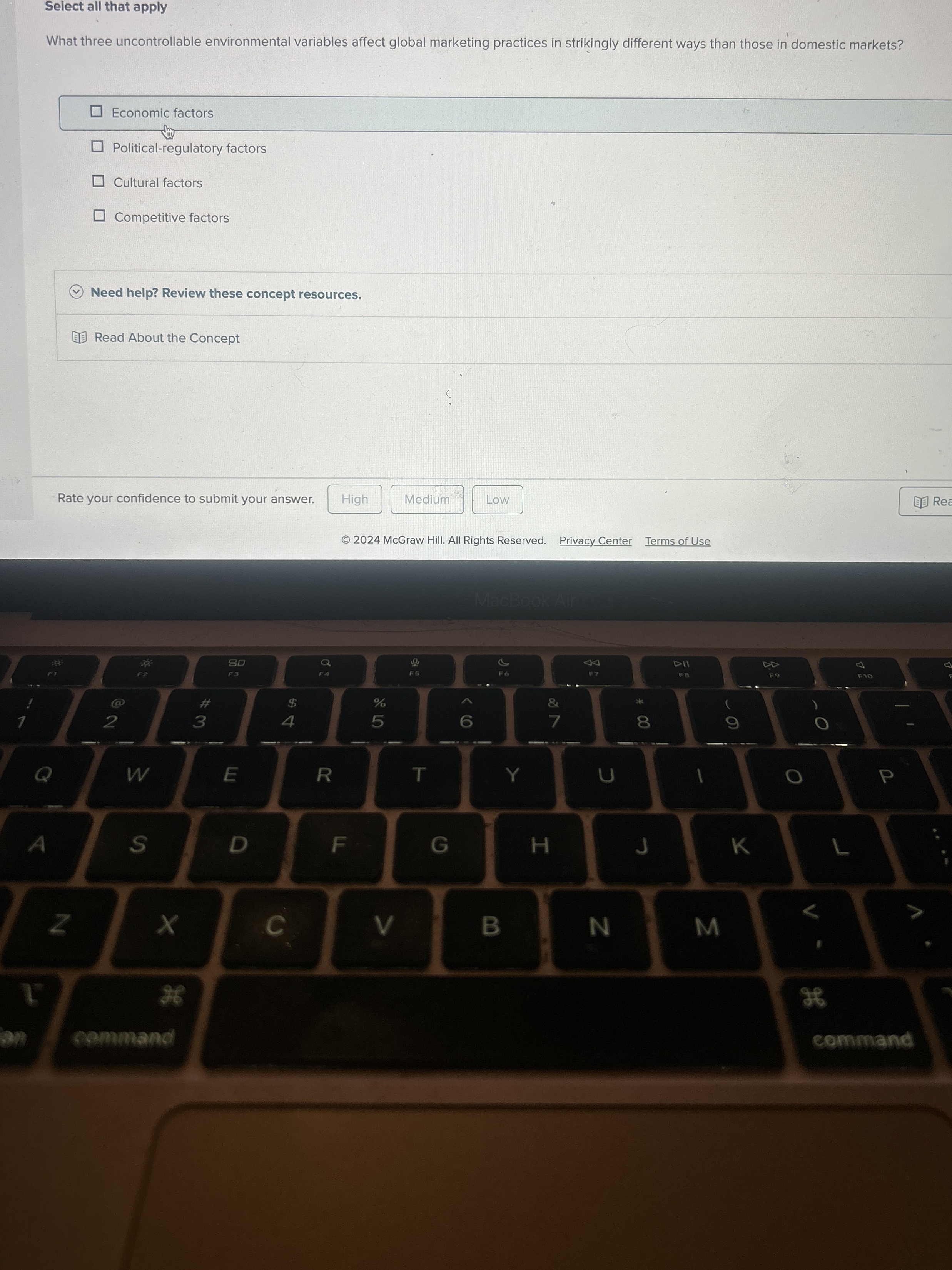  Select all that apply What three uncontrollable environmental variables affect global
