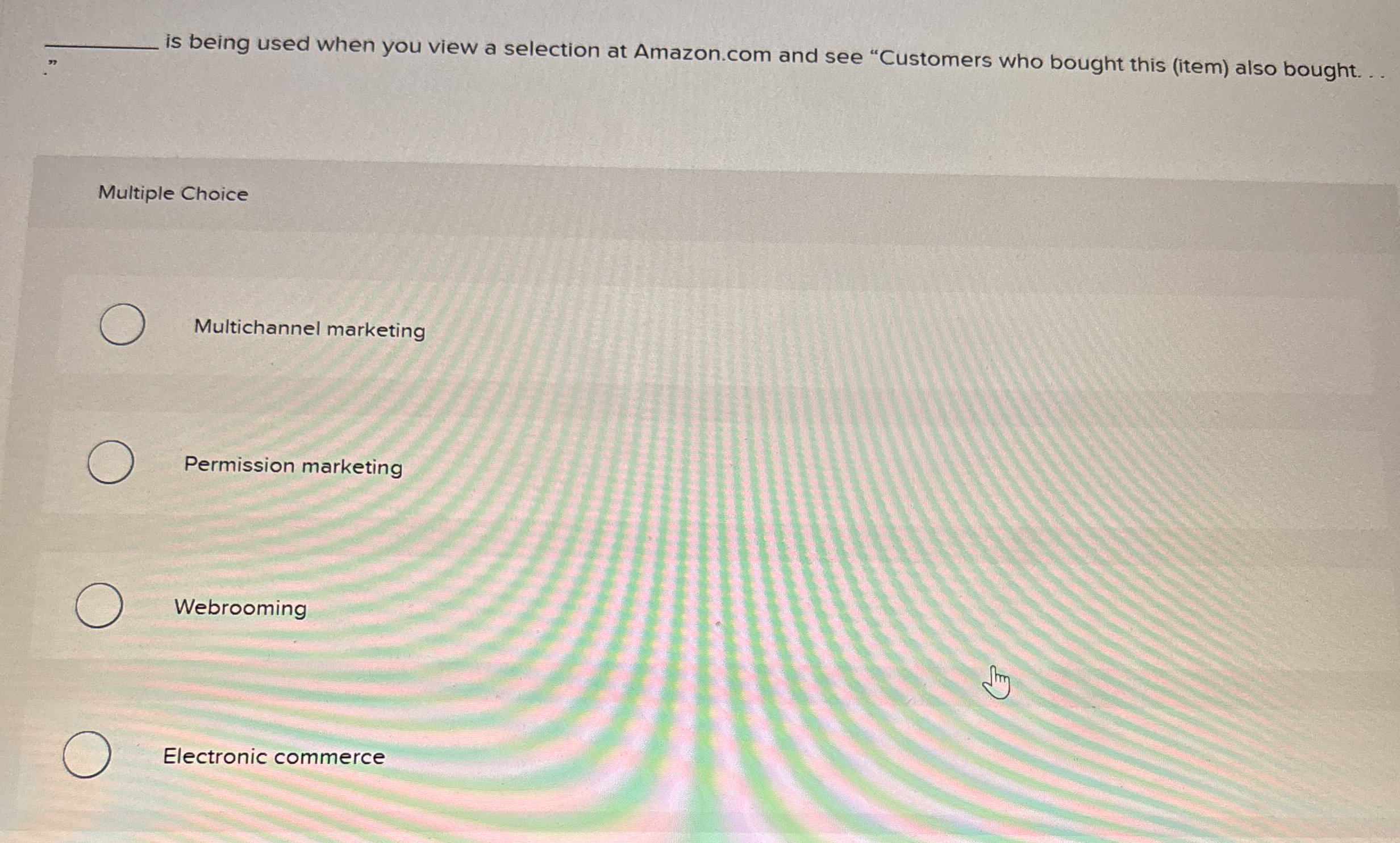 is being used when you view a selection at Amazon.com and