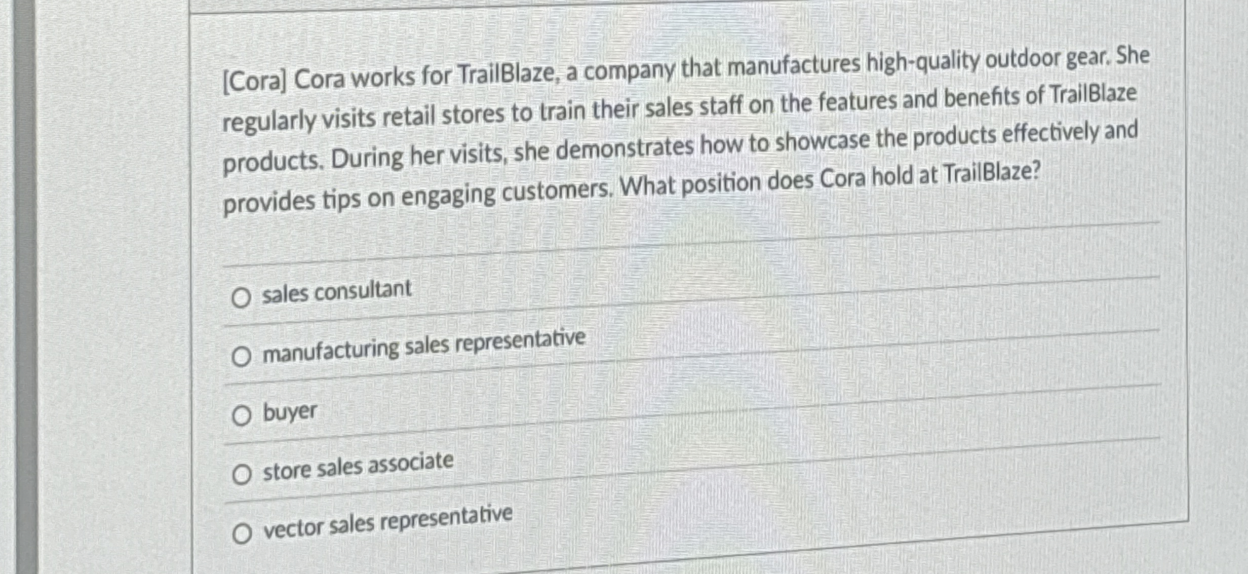  [CEM] Customer experience management (CEM) is a cluster of benefits that
