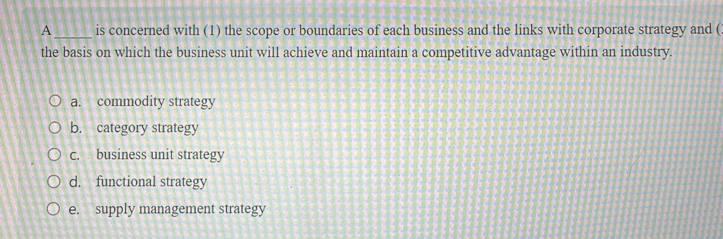  A q, is concerned with (1) the scope or boundaries of