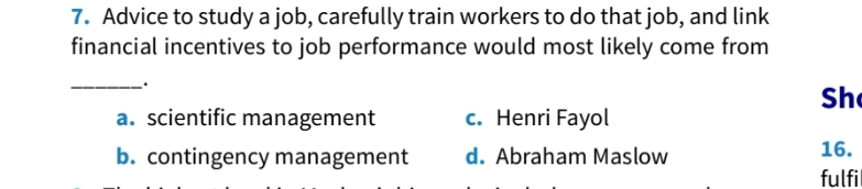  Advice to study a job, carefully train workers to do that
