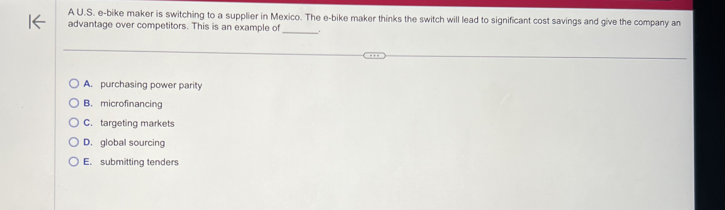  A U.S. e-bike maker is switching to a supplier in Mexico.