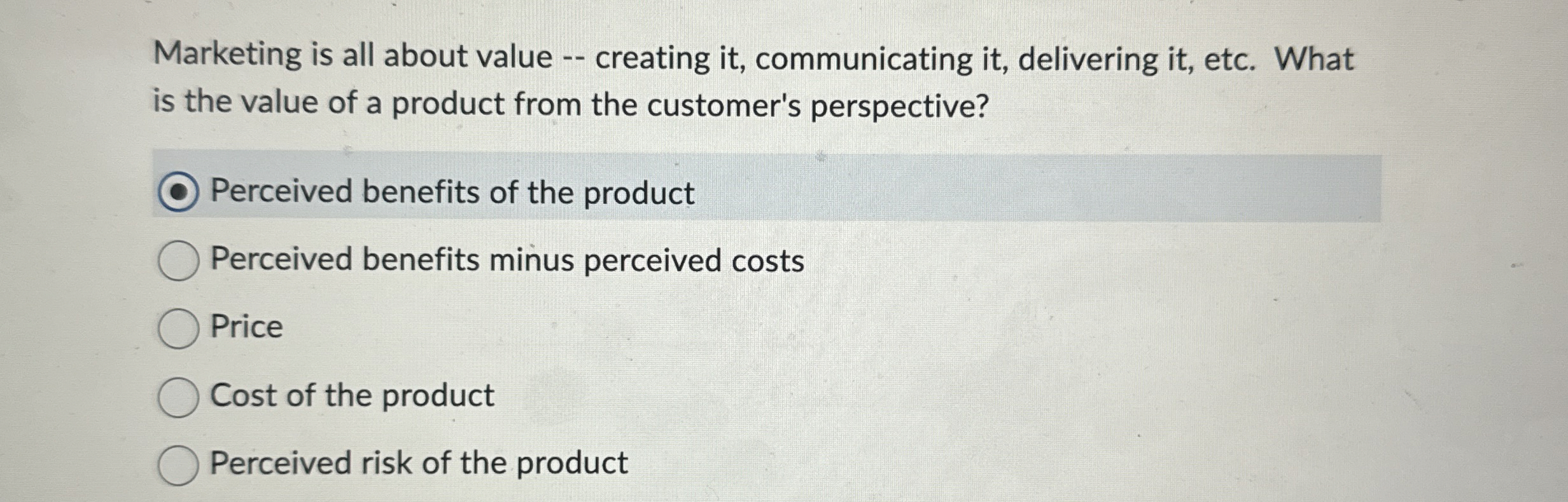  Marketing is all about value -- creating it, communicating it, delivering