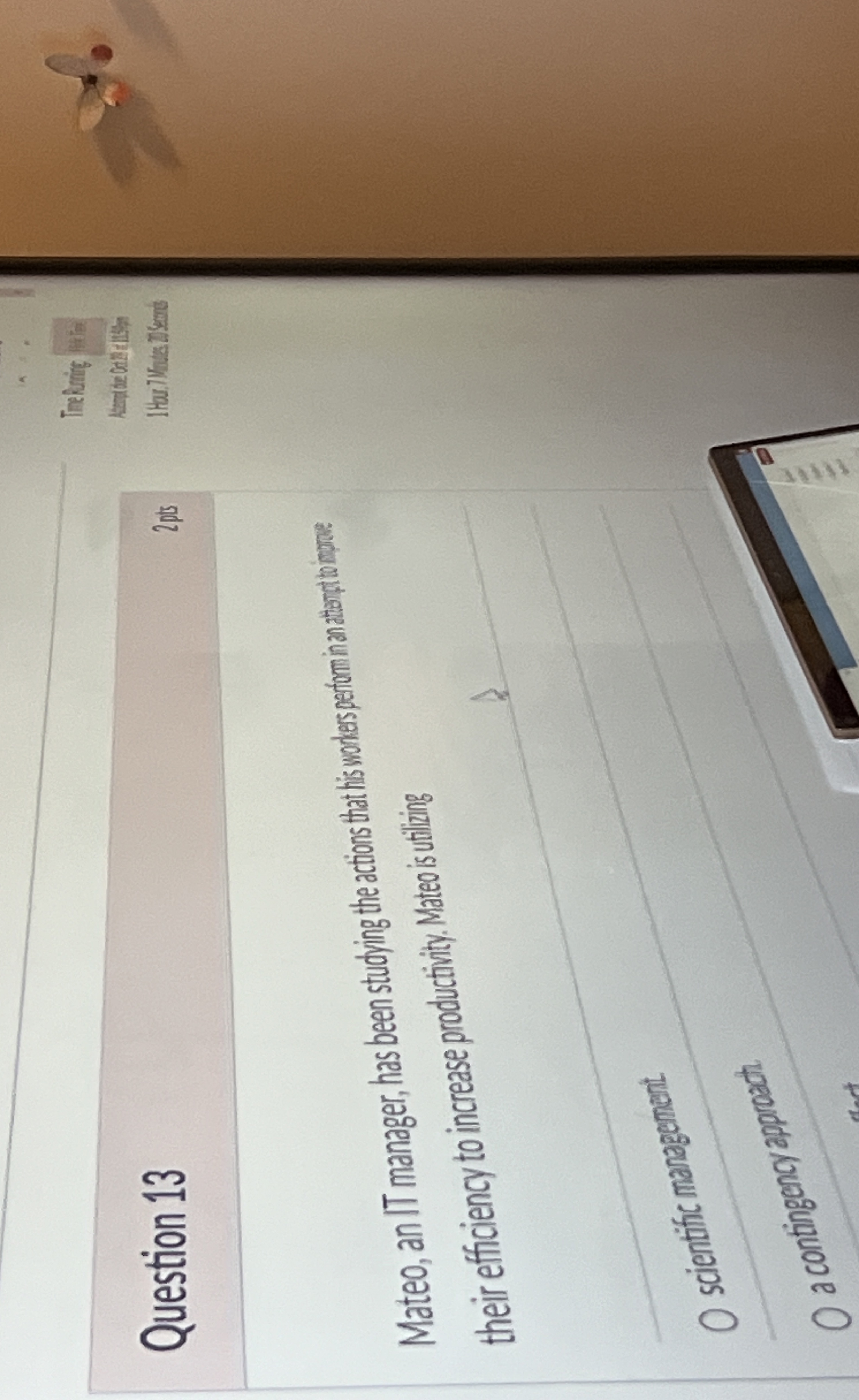  Question 13 2ps their efficiency to increase productivity. Mateol sutlings 0