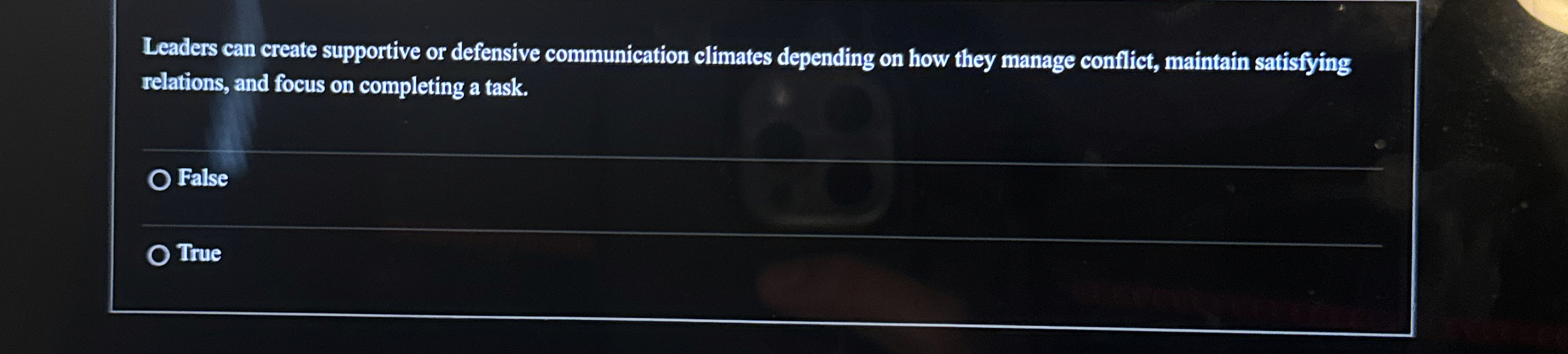  Leaders can create supportive or defensive communication climates depending on how