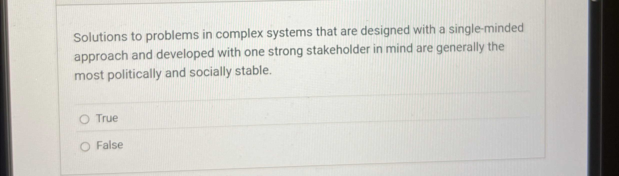  Solutions to problems in complex systems that are designed with a